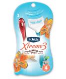 Schick Xtreme 3 Women's Disposable Razors, Hawaiian Tropic Scented Handles, 4 Count (Pack of 2) - Buy Online on SooperMarket.com