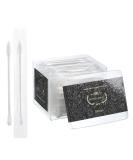 180 Count Pointed Q Tips Qtip Bleeker and R Individually Wrapped Cotton Swabs - Chlorine & Oil Free - Recyclable & Biodegradable - Travel Makeup - Buy Online on SooperMarket.com