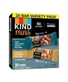 KIND Minis, Dark Chocolate Nuts & Sea Salt/ Caramel Almond & Sea Salt, 14 Oz (Pack Of 20) - Buy Online on SooperMarket.com