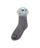 Earth Therapeutics Aloe Socks - Grey 1 Pack | Comfort & Moisture-Enhancing Foot Care - Buy Online on SooperMarket.com