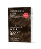 Madison Reed Sondrio Brown Permanent Hair Dye - Ammonia-Free Formula for Resistant Grays - 100% Gray Coverage - Soft Medium Neutral Brown - Pack of 1 - Buy Online on SooperMarket.com
