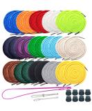 Luckkyme 30 Pack Replacement Drawstrings Drawcords for Pants Sweatpants Hoodies Scrubs Jackets Shorts, with 3 Pieces Drawstring Threader Tool 53" Long - Buy Online on SooperMarket.com