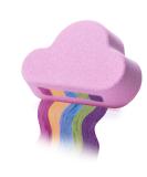 Rainbow Bath Bombs for Children & Women - Aromatherapy Cloud Fizz - Relaxing Bladder-Rich Bath Salts (Pink) - 1 Pack - Buy Online on SooperMarket.com