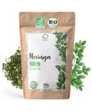 ORIGEENS MORINGA TEA ORGANIC 100g | DRIED MORINGA LEAVES | Organic Moringa Tea loose tea theine-free Revitalizing herbal tea Moringa 100g - Buy Online on SooperMarket.com