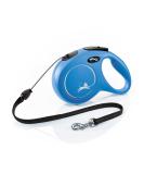 Flexi New Classic Cord Blue Medium 8m Retractable Dog Leash/Lead for dogs up to 20kgs/44lbs Medium (8m) - Buy Online on SooperMarket.com