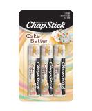 ChapStick Cake Batter Limited Edition Flavored Lip Balm Tubes, Lip Moisturizer for Lip Care - 0.15 Oz (Pack of 3) - Buy Online on SooperMarket.com