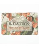 NESTI DANTE Il Frutteto Black Cherry & Red Berries Soap 250g - Luxurious Italian Artisanal Soap for All Skin Types - Shop Internationally - Buy Online on SooperMarket.com