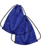 Multipurpose Dark Blue Mesh Drawstring Backpack for Swimming, Gym & Clothes - Buy Online on SooperMarket.com