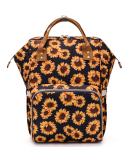 Sunflower Diaper Bag Backpack - Large Waterproof Maternity Baby Nappy Bag for Women - Buy Online on SooperMarket.com