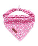 Lionet Paws Halloween Dog Bandana - Ghost Triangle Scarf for Small Medium & Large Dogs (Pack of 1) - Perfect Pet Costume Accessory - Buy Online on SooperMarket.com