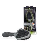 FURminator Dual Grooming Brush for Cats and Dogs - Shedding Tool for Effective Pet Hair Removal - Buy Online on SooperMarket.com