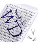 300PCS Cluster Lashes Extension DD Curl 10D 0.07mm 8-16mm | Wide Stem Individual Eyelashes Clusters | DIY Eyelashes Extensions Kit | RR-8-16mm Cluster Lashes-10D-0.07-DD - Buy Online on SooperMarket.com