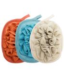 Amariver 3 Pack Bath Loofah Body Sponge Brushes Pouf Bath Mesh Brush Bath Shower Glove with Flower Bath Ball - Buy Online on SooperMarket.com