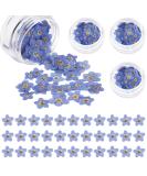 100 Pcs Natural Forget-Me-Not Dried Flowers for DIY Jewelry, Candle, Card Making - Real Pressed Flowers for Resin Ornaments & Nail Art Decorations - Buy Online on SooperMarket.com