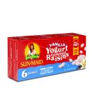 Sun-Maid Yogurt Coated Raisins | Vanilla | 1 Ounce Boxes | 6 Count (Pack of 1) | Whole Natural Dried Fruit | No Artificial Flavors | Non-GMO Vanilla Yogurt 1 Ounce - 6 Count (Pack of 1) - Buy Online on SooperMarket.com