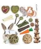 Natural Timothy Hay Sticks for Small Pets - Handmade Rabbit & Guinea Pig Toys - Buy Online on SooperMarket.com