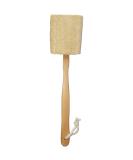 Natural Exfoliating Loofah luffa loofa Bath Brush On a Stick - with Long Wooden Handle Back Brush for Men & Women - Shower Sponge Body Back Scrubber Pack of 1 - Buy Online on SooperMarket.com