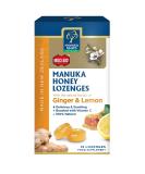 Manuka Health MGO400 Plus Manuka Honey Lozenges with Ginger and Lemon - Buy Online on SooperMarket.com