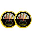 Lyan Mekong River Banh Trang Vietnamese Three Colours Rice Paper Round 16cm - 300g - Pack of 2 | Gluten-Free | Vegan | 100% Natural Rice Paper - Buy Online on SooperMarket.com
