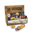 Dan the Sausageman's Gourmet Silver Star Gift Basket with Seabear Salmon, Smoked Summer Sausages, Mustard & Crackers - Perfect Charcuterie Host Party Gift - Buy Online on SooperMarket.com
