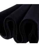 FabricLA Acrylic Felt Fabric - 72 Inch Wide 1.6mm Thick Felt by The Yard - Use Soft Felt Sheets for Sewing  Cushion  and Padding  DIY Arts & Crafts (1 Yard  Black) 1 Yard Black - Buy Online on SooperMarket.com