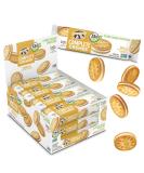 Lenny & Larry's The Complete Cremes, Sandwich Cookies, Vanilla, Vegan, 5g Plant Protein, 6 Cookies Per Pack (Box of 12) - Buy Online on SooperMarket.com
