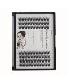 Bodermincer 84 Cluster D Curl Natural Style Eyelashes 12MM - Professional Makeup Fake False Eyelashes - Buy Online on SooperMarket.com