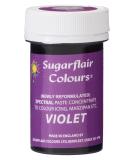 Sugarflair Violet Spectral Food Colouring Paste Highly Concentrated for Use with Sugar Pastes Buttercream Royal Icing or Cake Mix Vibrant Colour Dye - 25g - Buy Online on SooperMarket.com