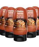 Diablo Maple Syrup Dessert Sauce | Sugar Free | Gluten Free | Diabetic Friendly | Hamper Available - Perfect for Gifting | 390g Maple 1.95 l (Pack of 1) - Buy Online on SooperMarket.com