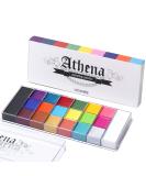 UCANBE Athena Face Body Paint Oil Palette, Professional Flash Non Toxic Safe Tattoo Halloween FX Party Artist Fancy Makeup Painting Kit For Kids and Adult - Buy Online on SooperMarket.com