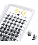 72 PCS B & Q DIY Individual Eyelashes - Reusable Wispy Fluffy Eyelash Extensions for Beginners (B20 D-8-16 Mix) - Buy Online on SooperMarket.com