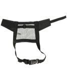 Trixie 19262 Black Dog Muzzle with Mesh Insert - Polyester S-M | 1 Piece for Comfortable & Safe Training - Buy Online on SooperMarket.com