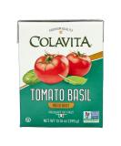 Colavita Tomato Basil Pasta Sauce Recart 13.76 Oz (Pack of 16) | Authentic Italian Recipe with Fresh Non-GMO Ingredients | Gluten-Free and Sustainable Packaging from Italy - Buy Online on SooperMarket.com