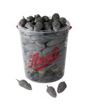 Likritz mice 1.100g |Aseli |Mouse bacon |Foam sugarLakritz foam mice |Bacony mice in the recoverable bucket |Foam sugar figures handmade |Gluten -free |lactose -free - Buy Online on SooperMarket.com