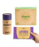 Sheets Laundry Club All In One Laundry Kit: 50 Fast Dissolving Fresh Linen Sheets, Lavender Scent Booster, Plant Based Dryer Sheets - Buy Online on SooperMarket.com