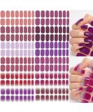 NAILDOKI Nail Stickers - 12 Sheets x 16 Pieces Full Wraps - Self-Adhesive Gel Nail Art Decals for Women and Girls - Buy Online on SooperMarket.com