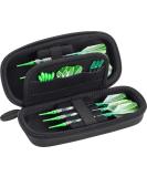 Casemaster Sentry Dart Case Slim EVA Shell for Steel and Soft Tip Darts, Hold 6 Darts and Features Built-in Storage for Flights, Tips and Shafts Black - Buy Online on SooperMarket.com