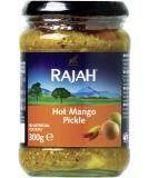 Rajah Hot Mango Pickle - Sharp Mango Flavor - Perfect for Curry Meat Cheese & Starters - 3 x 300g Pack - Buy Online on SooperMarket.com