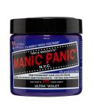 MANIC PANIC Ultra Violet Hair Dye 4 Fl Oz - Vegan Semi Permanent Hair Color - Blue Toned Violet Shade for Men & Women - PPD & Ammonia-Free - Buy Online on SooperMarket.com
