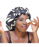 TTAT Shower Cap Extra Large for Braids Dreadlocks Locs Afro Coily and Long Hair Waterproof Mould Resistant Reusable Adjustable Great for Home Spa Conditioning Self Care Hotel & Salon Cool Breeze - Buy Online on SooperMarket.com