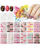 Kalolary Kids False Nail Kit - 288PCS Candy Pattern Full Cover Nails with Adhesive Tabs | Children's Day Gift for Little Girls Nail Art - Buy Online on SooperMarket.com