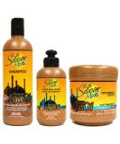 Silicon Mix Moroccan Argan Oil 3 in 1 Set - Premium Hair Care for Healthy Shiny Hair | International Shipping Available - Buy Online on SooperMarket.com