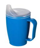 Dr. Junghans Medical 29058 Polypropylene (PP) oral cup with handle blue - 2 lids 4/12 mm - Buy Online on SooperMarket.com