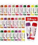 24 Pack Natural Lip Balm - Bulk Moisturizing Lip Care for Dry, Cracked Lips - Buy Online on SooperMarket.com