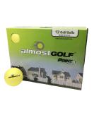 AG AlmostGolf Balls - Limited Flight Practice Golf Balls (12 Pack) - Yellow - Buy Online on SooperMarket.com