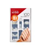 KISS 100 Full Cover Nails Kit Short Square | Short Length Nails Set - Buy Online on SooperMarket.com