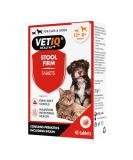 VETIQ Stool Firm 45 Tablets Dog & Cat Stool Firmer Prebiotic Fibre For Dogs Pectin Stool Firmer For Dogs And Puppies 8 Weeks+ Aids the relief of symptoms of mild diarrhoea. - Buy Online on SooperMarket.com