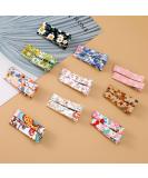 Lusofie 20Pcs Floral Print Baby Hair Clips - Non-Slip Toddler Barrettes for Girls | Hair Accessories for Fine Hair Kids - Buy Online on SooperMarket.com