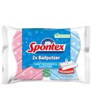 Spontex bathroom cleaning bathroom sponges suitable for all surfaces in the bathroom extra handy shape color not freely selectable 1 x 2 pieces Lot de 2 de 2 pi ces bathroom cleaner 2 Pack - Buy Online on SooperMarket.com