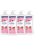 St. Ives Smoothing Hand & Body Lotion for Dry Skin Rose and Argan Oil Made with 100% Natural Moisturizers 21 oz 4 Pack Rose & Argan Oil 21 Fl Oz (Pack of 4) - Buy Online on SooperMarket.com